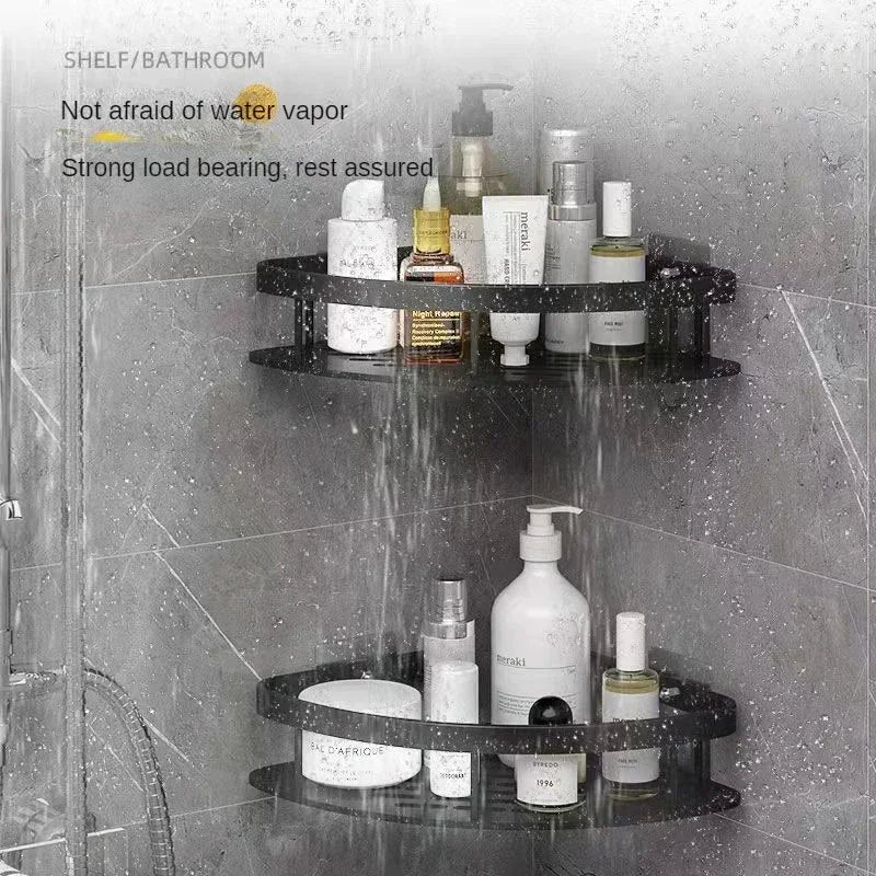 Premium bathroom shelves
رف حمام بدون مسامير، رف زاوية للاستحمام، رف شامبو من الألمنيوم، لتخزين مستلزمات الاستحمام، إكسسوارات حمام، ر