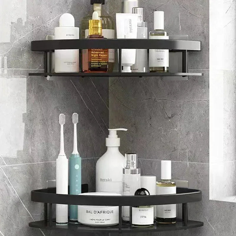 Premium bathroom shelves
رف حمام بدون مسامير، رف زاوية للاستحمام، رف شامبو من الألمنيوم، لتخزين مستلزمات الاستحمام، إكسسوارات حمام، ر