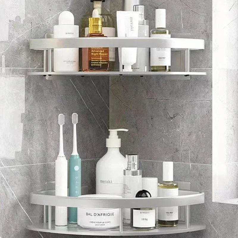 Premium bathroom shelves
رف حمام بدون مسامير، رف زاوية للاستحمام، رف شامبو من الألمنيوم، لتخزين مستلزمات الاستحمام، إكسسوارات حمام، ر